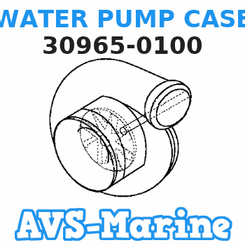 30965-0100 WATER PUMP CASE Tohatsu 