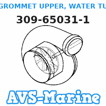 309-65031-1 GROMMET UPPER, WATER TUBE Tohatsu 