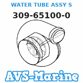 309-65100-0 WATER TUBE ASSY S Tohatsu 