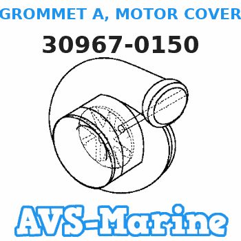 30967-0150 GROMMET A, MOTOR COVER Tohatsu 