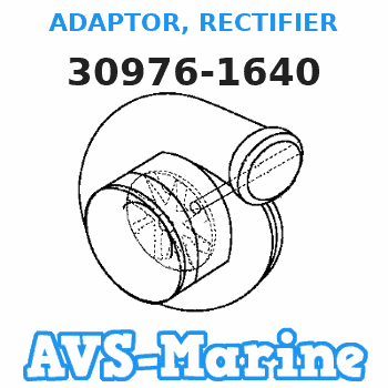 30976-1640 ADAPTOR, RECTIFIER Tohatsu 