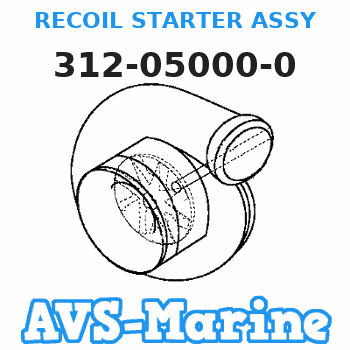 312-05000-0 RECOIL STARTER ASSY Tohatsu 