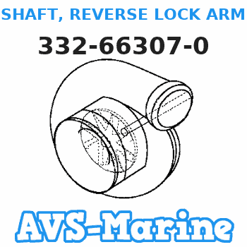 332-66307-0 SHAFT, REVERSE LOCK ARM Tohatsu 
