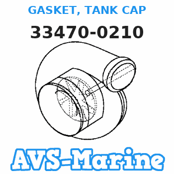 33470-0210 GASKET, TANK CAP Tohatsu 