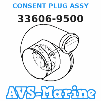 33606-9500 CONSENT PLUG ASSY Tohatsu 