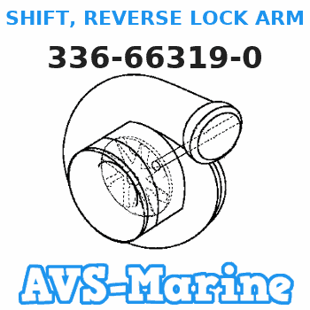 336-66319-0 SHIFT, REVERSE LOCK ARM Tohatsu 