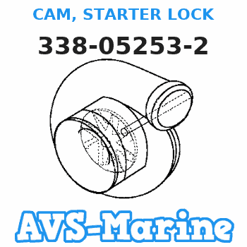 338-05253-2 CAM, STARTER LOCK Tohatsu 