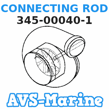 345-00040-1 CONNECTING ROD Tohatsu 