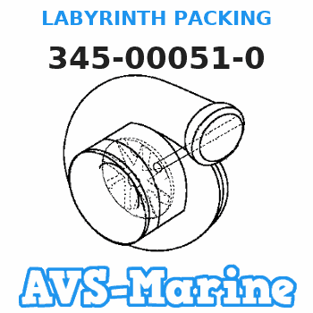 345-00051-0 LABYRINTH PACKING Tohatsu 