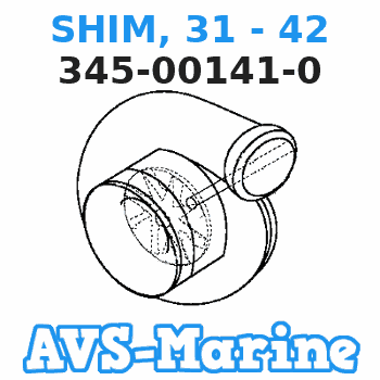 345-00141-0 SHIM, 31 - 42 Tohatsu 