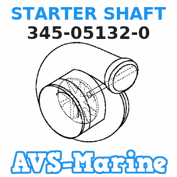 345-05132-0 STARTER SHAFT Tohatsu 