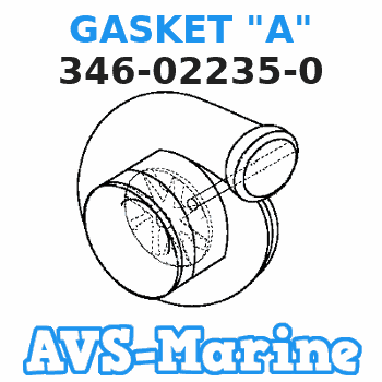 346-02235-0 GASKET "A" Tohatsu 