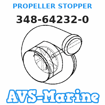 348-64232-0 PROPELLER STOPPER Tohatsu 