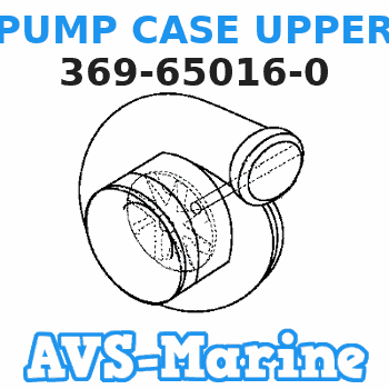 369-65016-0 PUMP CASE UPPER Tohatsu 