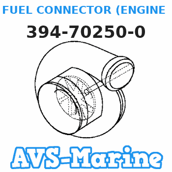 394-70250-0 FUEL CONNECTOR (ENGINE AIDE, FEMALE) Tohatsu 