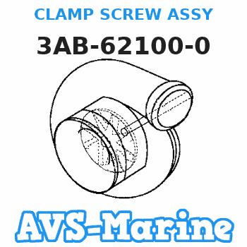 3AB-62100-0 CLAMP SCREW ASSY Tohatsu 