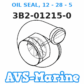 3B2-01215-0 OIL SEAL, 12 - 28 - 5 Tohatsu 