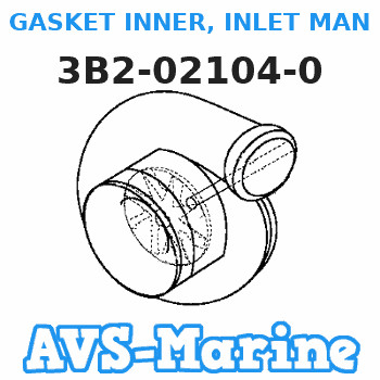 3B2-02104-0 GASKET INNER, INLET MANIFOLD Tohatsu 