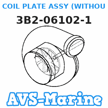 3B2-06102-1 COIL PLATE ASSY (WITHOUT ALTERNATOR) Tohatsu 