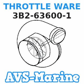 3B2-63600-1 THROTTLE WARE Tohatsu 