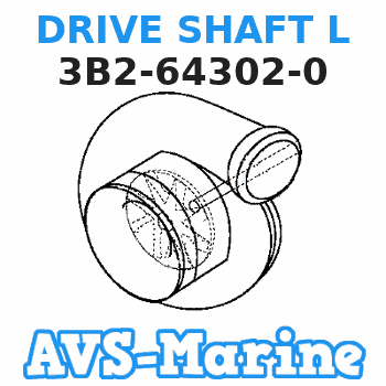 3B2-64302-0 DRIVE SHAFT L Tohatsu 