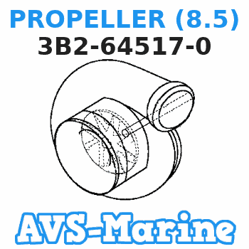 3B2-64517-0 PROPELLER (8.5) Tohatsu 