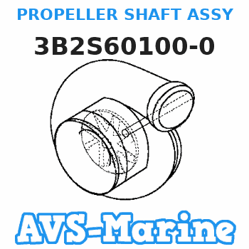 3B2S60100-0 PROPELLER SHAFT ASSY Tohatsu 
