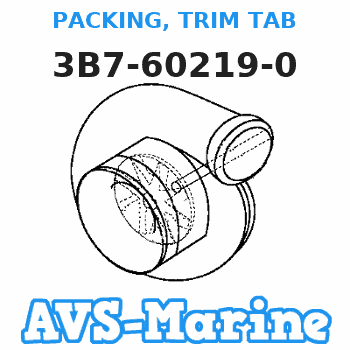 3B7-60219-0 PACKING, TRIM TAB Tohatsu 