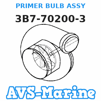 3B7-70200-3 PRIMER BULB ASSY Tohatsu 