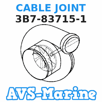 3B7-83715-1 CABLE JOINT Tohatsu 