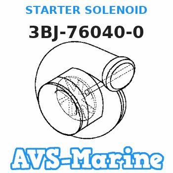 3BJ-76040-0 Tohatsu Starter solenoid 3BJ760400 New Genuine OEM Part 