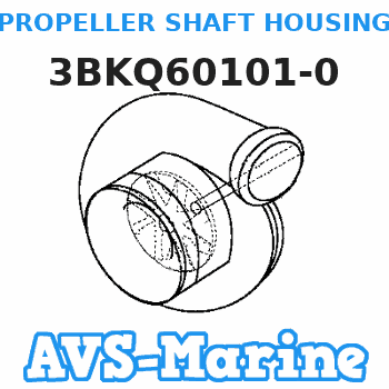 3BKQ60101-0 PROPELLER SHAFT HOUSING Tohatsu 