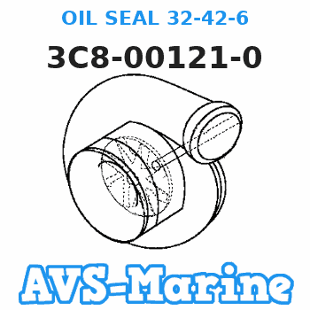 3C8-00121-0 OIL SEAL 32-42-6 Tohatsu 