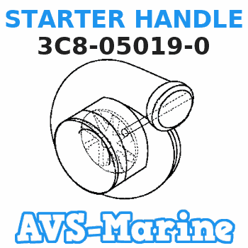 3C8-05019-0 STARTER HANDLE Tohatsu 