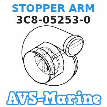 3C8-05253-0 STOPPER ARM Tohatsu 