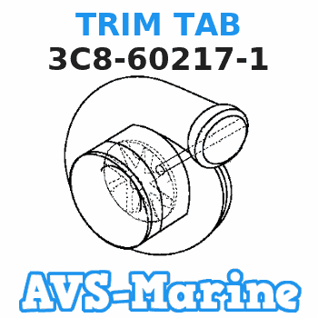 3C8-60217-1 TRIM TAB Tohatsu 