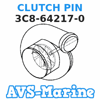 3C8-64217-0 CLUTCH PIN Tohatsu 