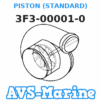 3F3-00001-0 PISTON (STANDARD) Tohatsu 
