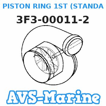3F3-00011-2 PISTON RING 1ST (STANDARD) Tohatsu 