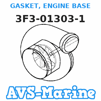 3F3-01303-1 GASKET, ENGINE BASE Tohatsu 