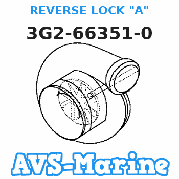 3G2-66351-0 REVERSE LOCK "A" Tohatsu 