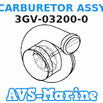 3GV-03200-0 CARBURETOR ASSY Tohatsu 