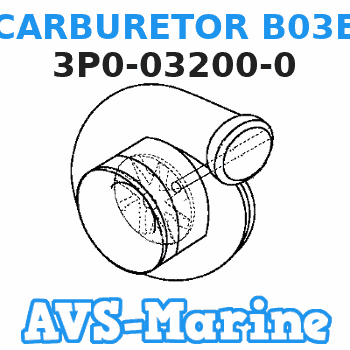 3P0-03200-0 CARBURETOR B03E Tohatsu 