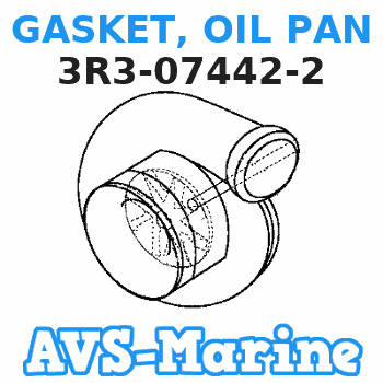 3R3-07442-2 GASKET, OIL PAN Tohatsu 