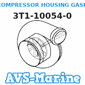 3T1-10054-0 COMPRESSOR HOUSING GASKET Tohatsu 