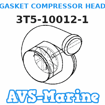 3T5-10012-1 GASKET COMPRESSOR HEAD Tohatsu 