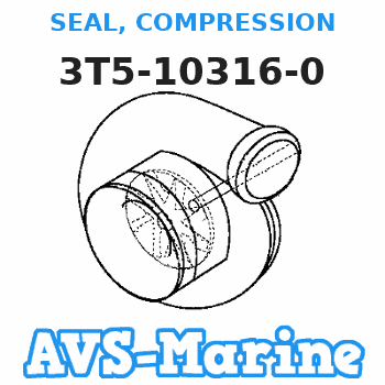 3T5-10316-0 SEAL, COMPRESSION Tohatsu 