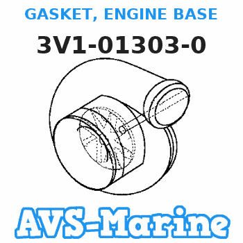 3V1-01303-0 GASKET, ENGINE BASE Tohatsu 