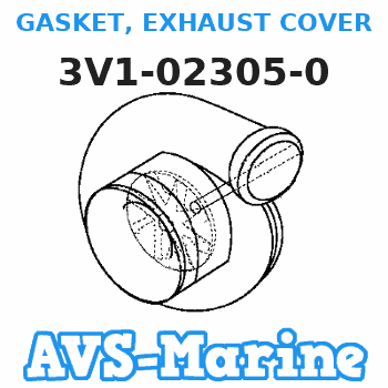 3V1-02305-0 GASKET, EXHAUST COVER Tohatsu 