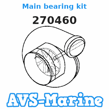 270460 Main bearing kit Volvo Penta 